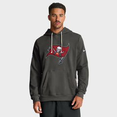 Tampa Bay Buccaneers Sideline Standard Issue Initial Home Dri-FIT Hoodie Pewter - Nike