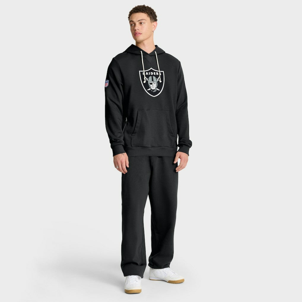 Las Vegas Raiders Sideline Standard Issue Initial Home Dri-FIT Hoodie Black - Nike