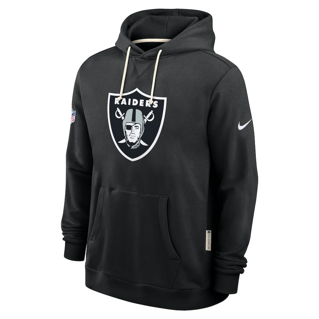 Las Vegas Raiders Sideline Standard Issue Initial Home Dri-FIT Hoodie Black - Nike