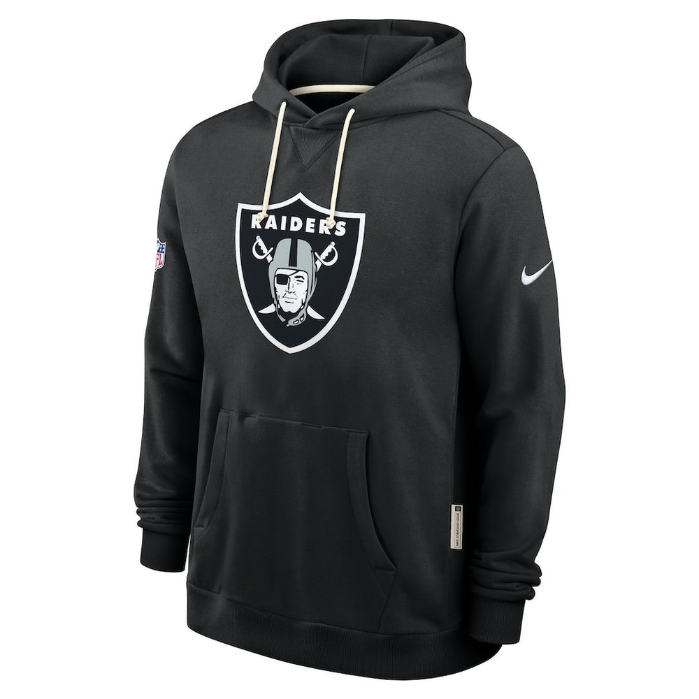 Las Vegas Raiders Sideline Standard Issue Initial Home Dri-FIT Hoodie Black - Nike