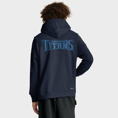 Tennessee Titans Sideline Standard Issue Initial Home Dri-FIT Hoodie Navy - Nike