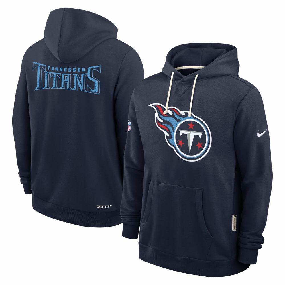 Tennessee Titans Sideline Standard Issue Initial Home Dri-FIT Hoodie Navy - Nike