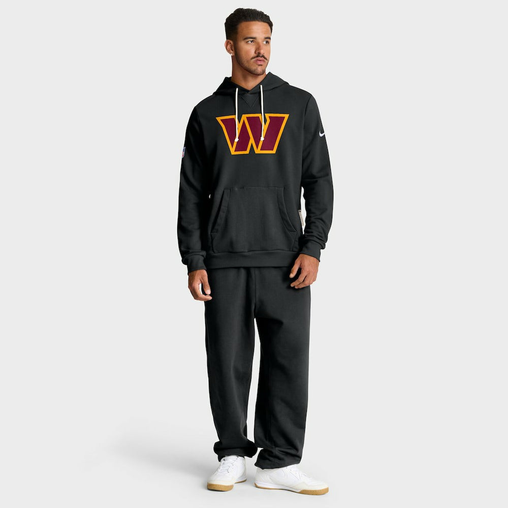 Washington Commanders Sideline Standard Issue Initial Home Dri-FIT Hoodie Black - Nike