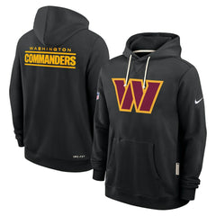 Washington Commanders Sideline Standard Issue Initial Home Dri-FIT Hoodie Black - Nike