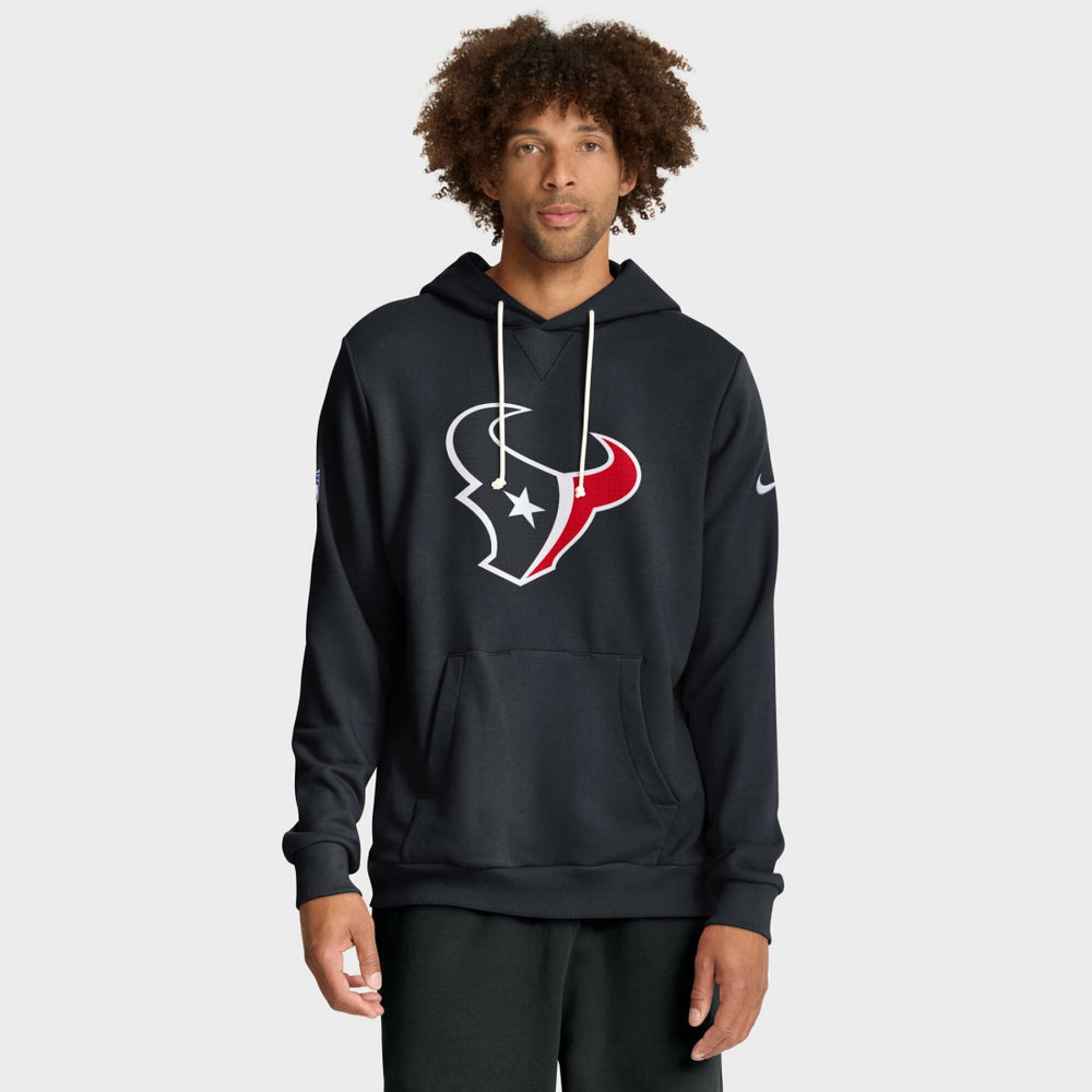 Houston Texans Sideline Standard Issue Initial Home Dri-FIT Hoodie Navy - Nike