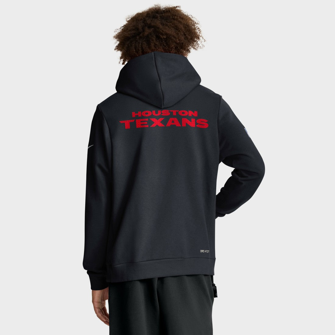 Houston Texans Sideline Standard Issue Initial Home Dri-FIT Hoodie Navy - Nike