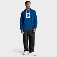 Indianapolis Colts Sideline Standard Issue Initial Home Dri-FIT Hoodie Royal - Nike