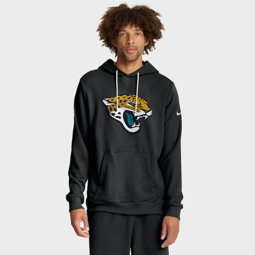 Jacksonville Jaguars Sideline Standard Issue Initial Home Dri-FIT Hoodie Black - Nike