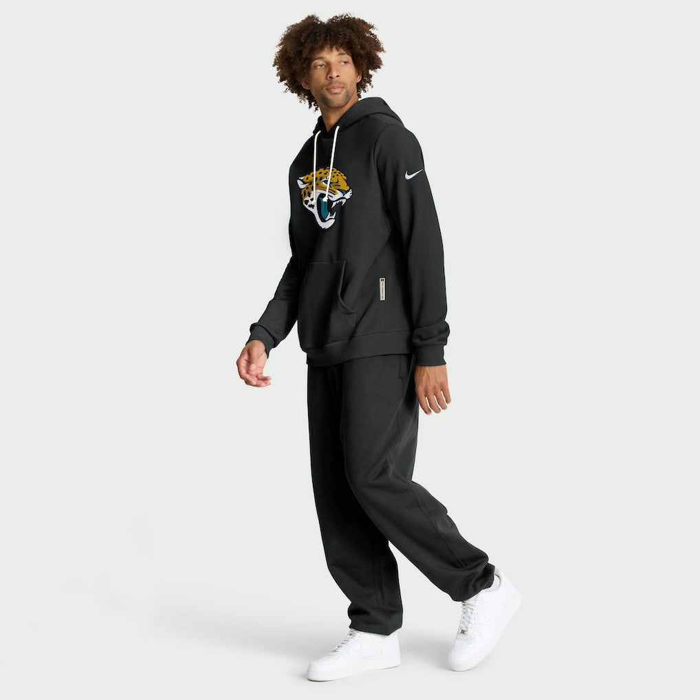 Jacksonville Jaguars Sideline Standard Issue Initial Home Dri-FIT Hoodie Black - Nike