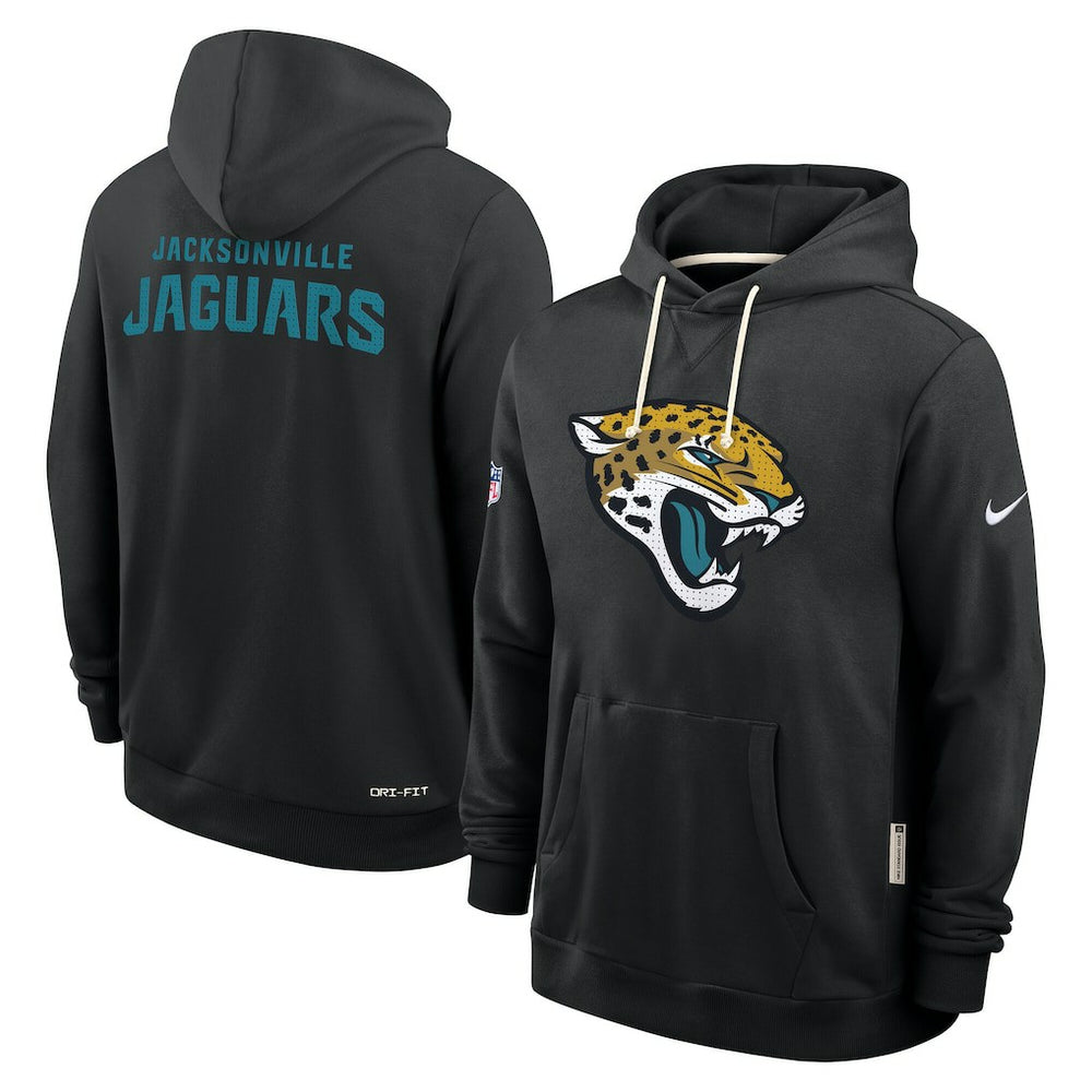 Jacksonville Jaguars Sideline Standard Issue Initial Home Dri-FIT Hoodie Black - Nike