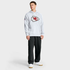 Kansas City Chiefs Sideline Standard Issue Initial Home Dri-FIT Hoodie White - Nike