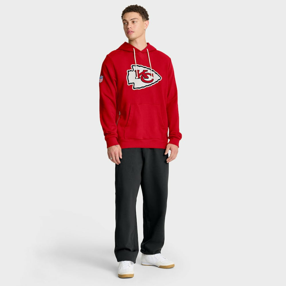 Kansas City Chiefs Sideline Standard Issue Initial Home Dri-FIT Hoodie Red - Nike