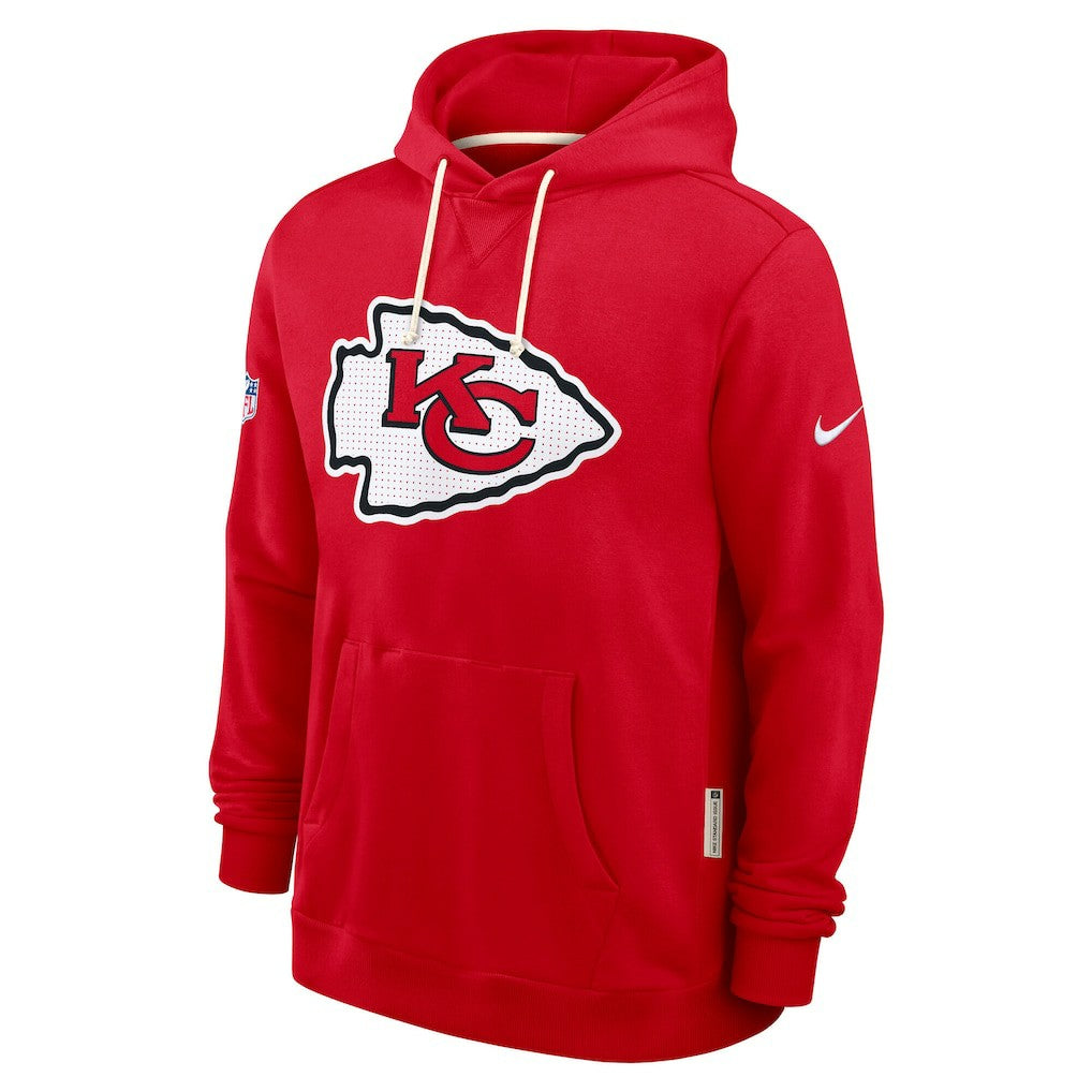 Kansas City Chiefs Sideline Standard Issue Initial Home Dri-FIT Hoodie Red - Nike