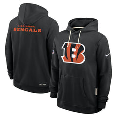 Cincinnati Bengals Sideline Standard Issue Initial Home Dri-FIT Hoodie Black - Nike