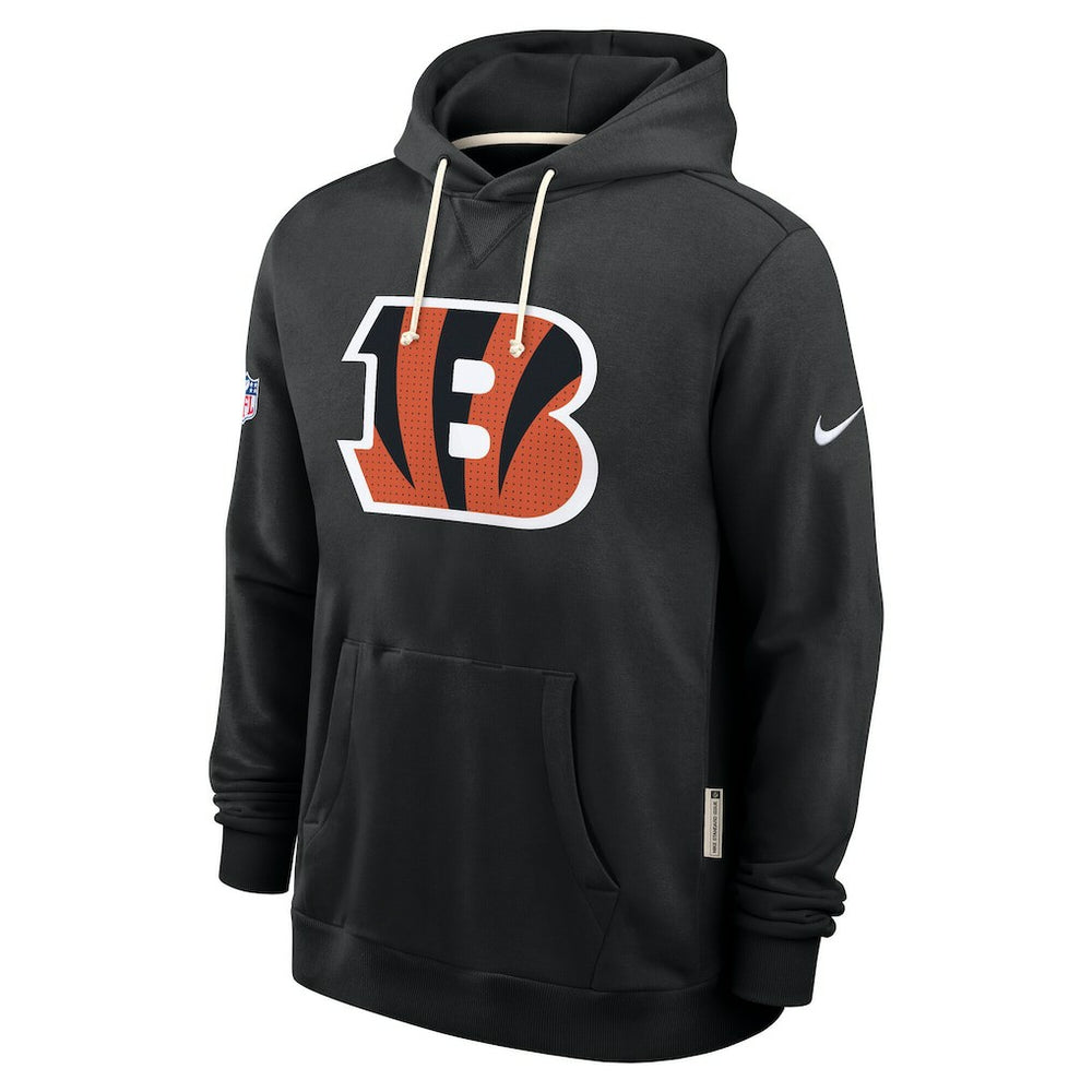 Cincinnati Bengals Sideline Standard Issue Initial Home Dri-FIT Hoodie Black - Nike