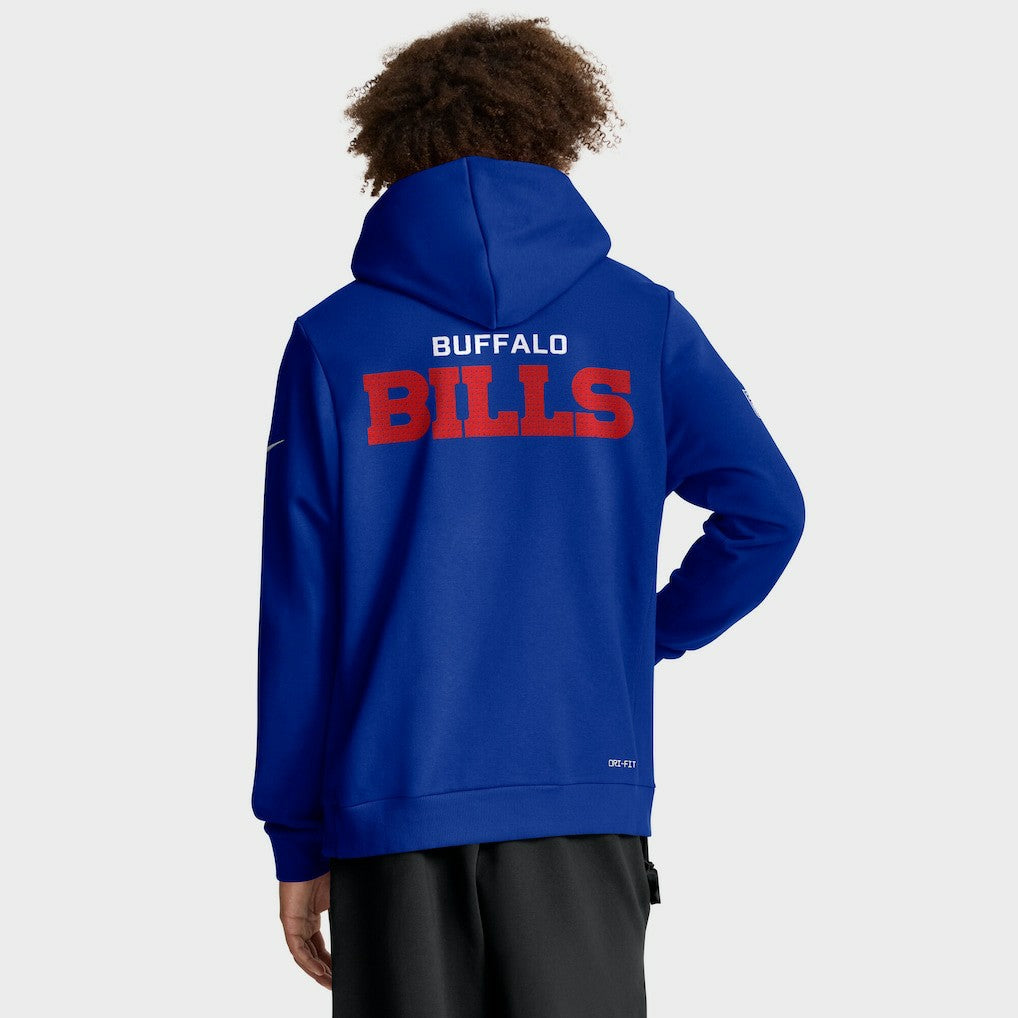 Buffalo Bills Sideline Standard Issue Initial Home Dri-FIT Hoodie Royal - Nike