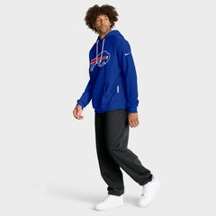 Buffalo Bills Sideline Standard Issue Initial Home Dri-FIT Hoodie Royal - Nike