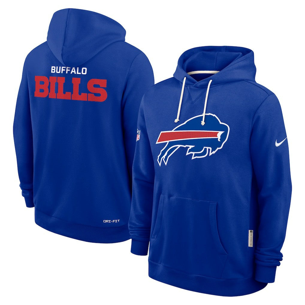 Buffalo Bills Sideline Standard Issue Initial Home Dri-FIT Hoodie Royal - Nike