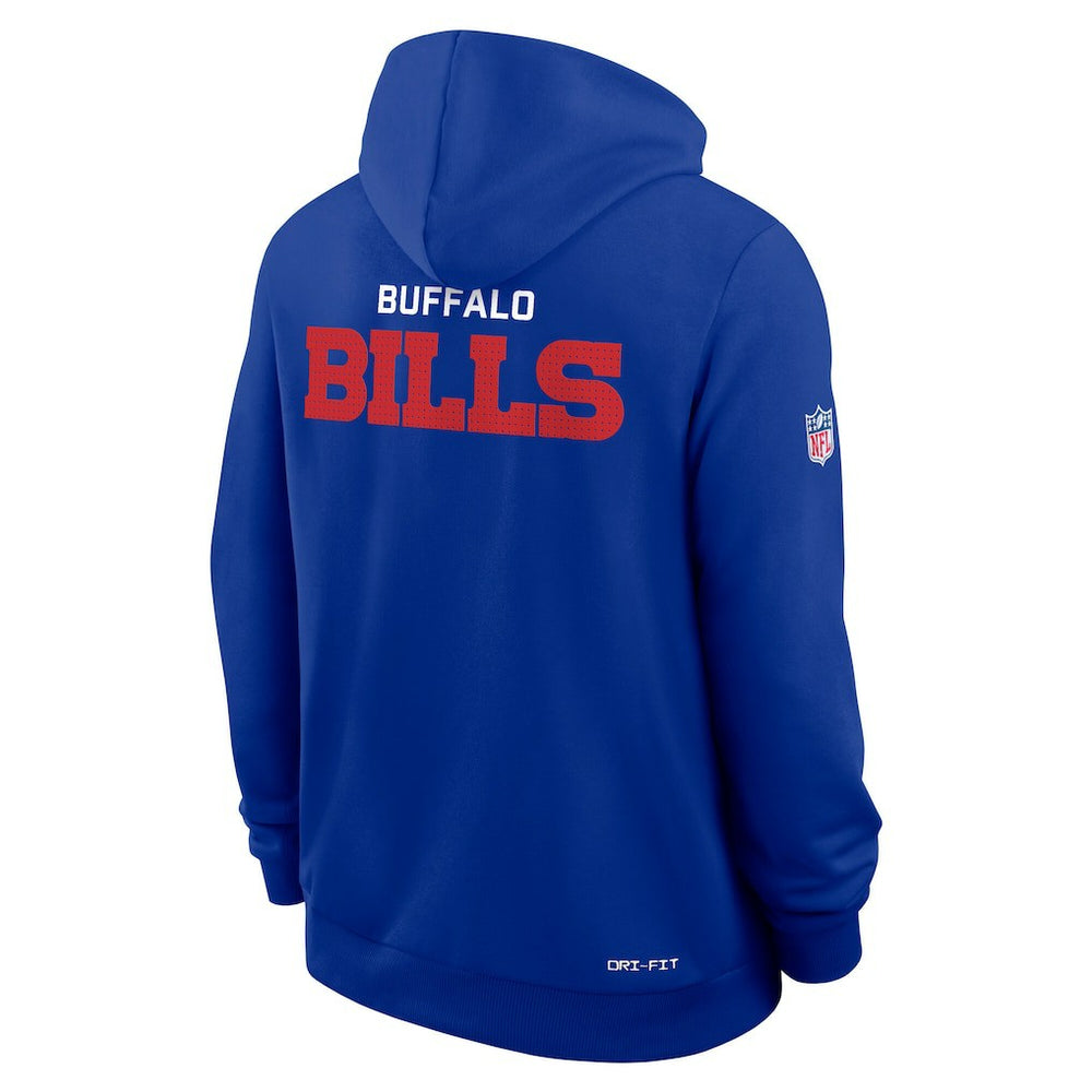 Buffalo Bills Sideline Standard Issue Initial Home Dri-FIT Hoodie Royal - Nike