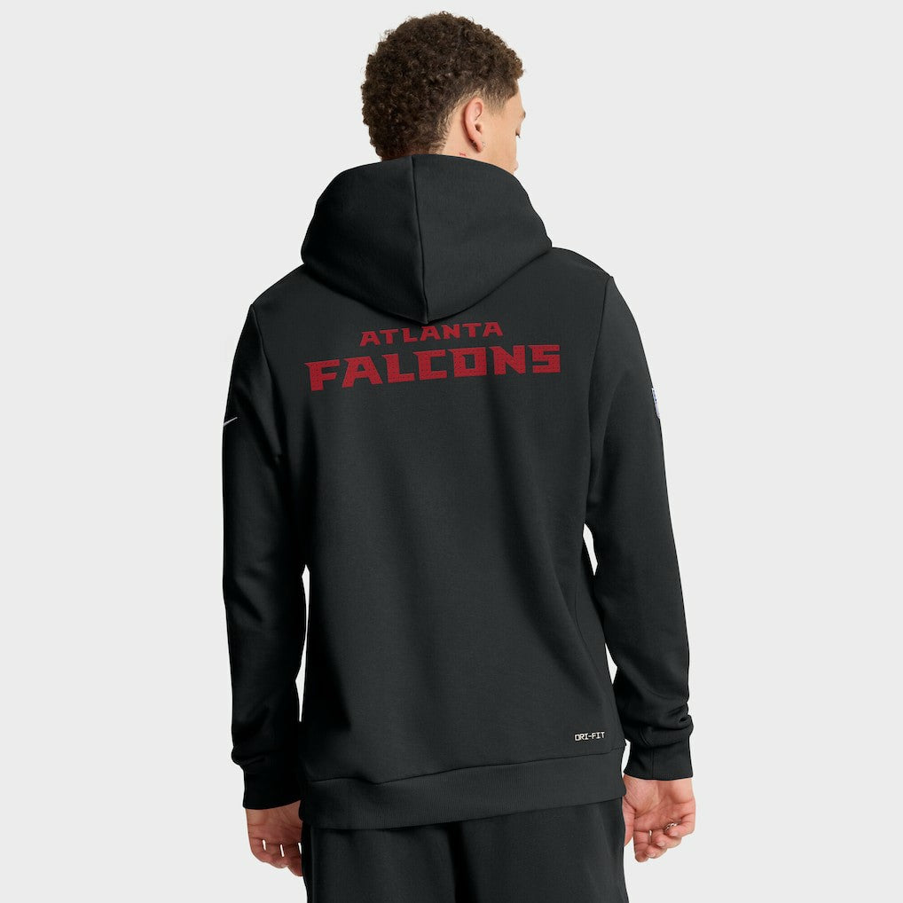 Atlanta Falcons Sideline Standard Issue Initial Home Dri-FIT Hoodie Black - Nike