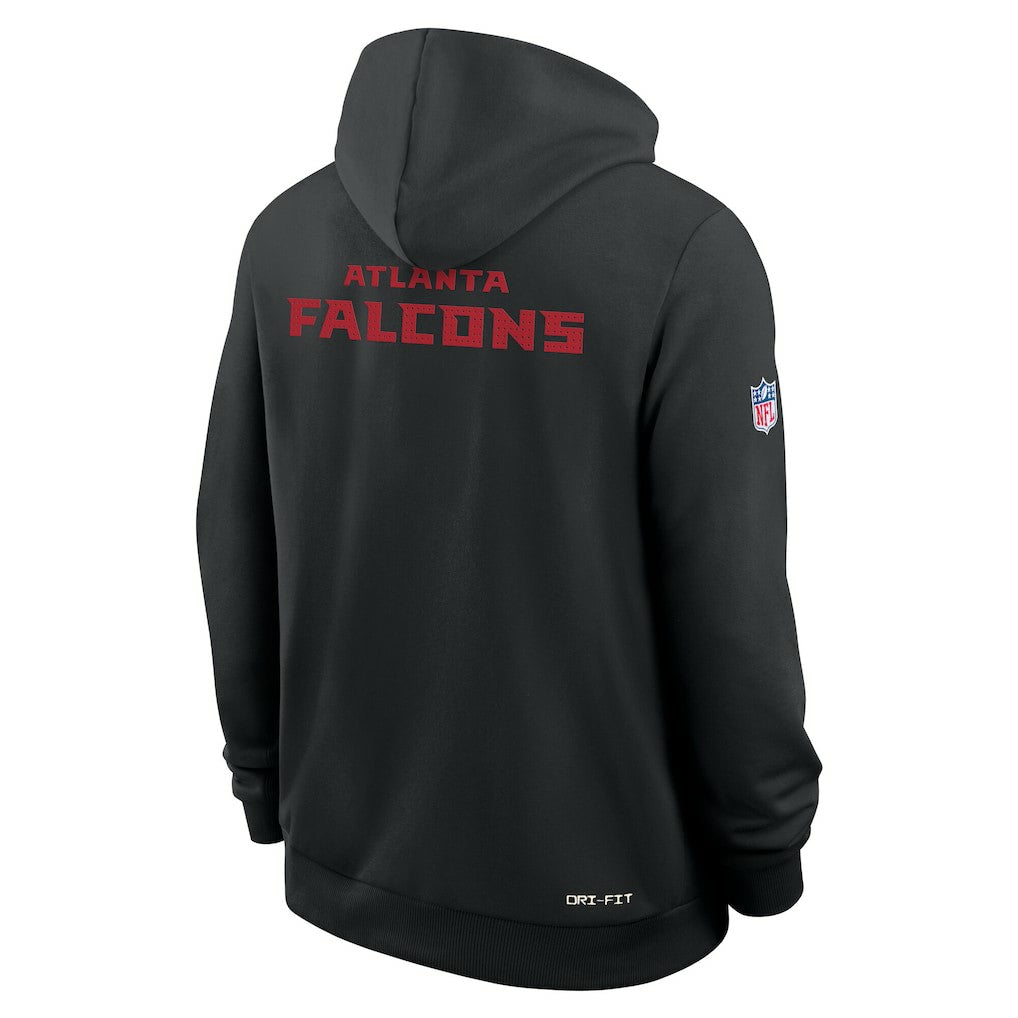 Atlanta Falcons Sideline Standard Issue Initial Home Dri-FIT Hoodie Black - Nike