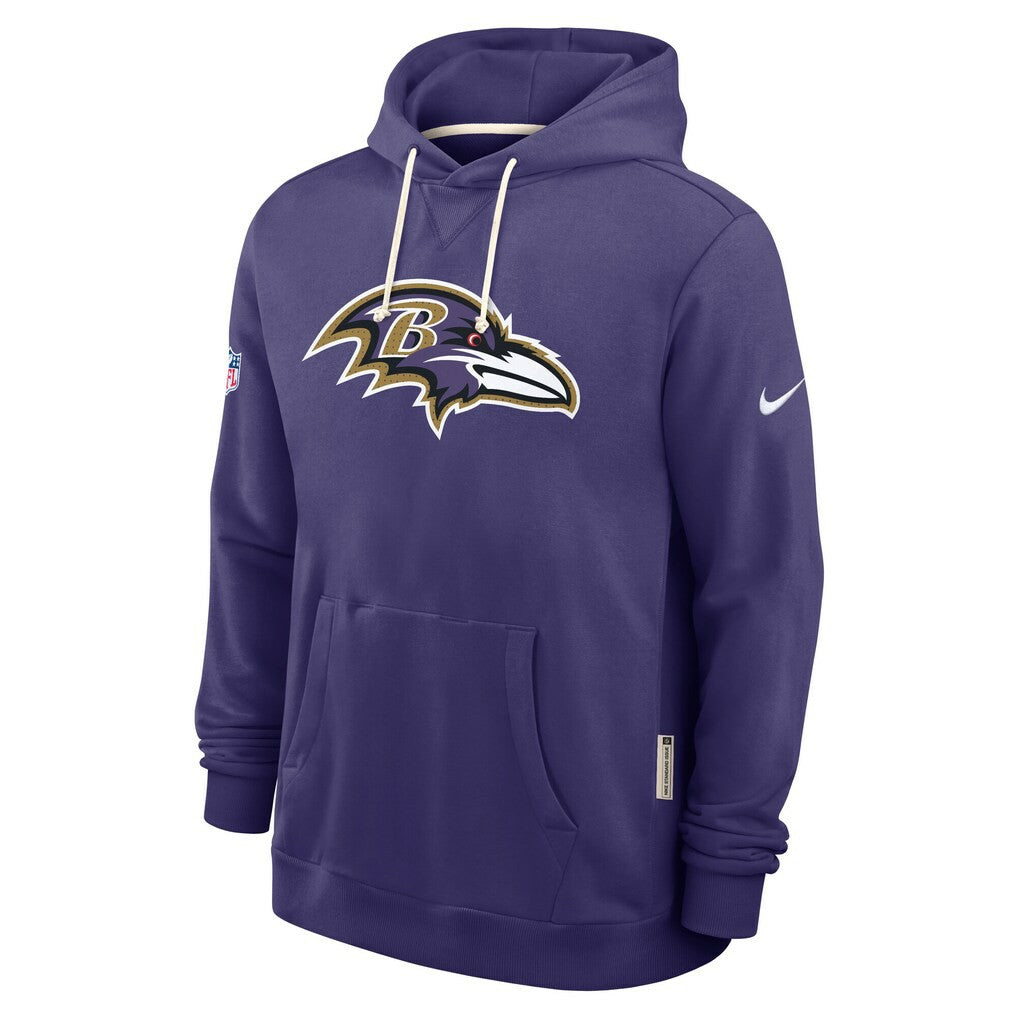 Baltimore Ravens Sideline Standard Issue Initial Home Dri-FIT Hoodie Purple - Nike