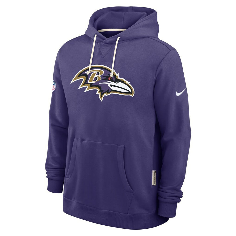Baltimore Ravens Sideline Standard Issue Initial Home Dri-FIT Hoodie Purple - Nike