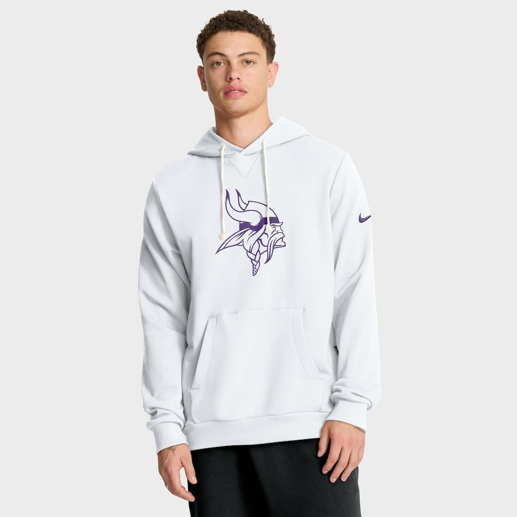 Minnesota Vikings Sideline Standard Issue Alt 2 Dri-FIT Hoodie White - Nike