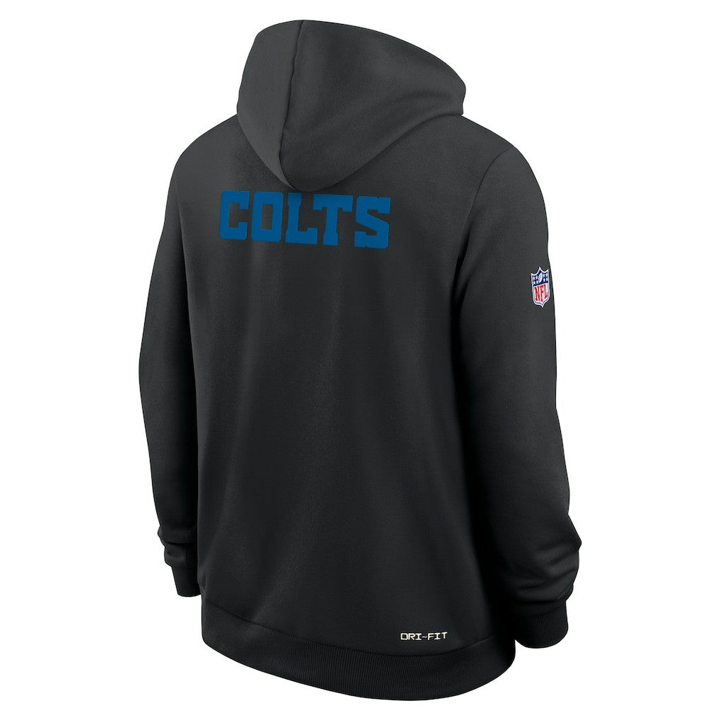 Indianapolis Colts Sideline Standard Issue Alt 2 Dri-FIT Hoodie Black - Nike