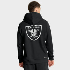 Las Vegas Raiders 2025 NFL Crucial Catch Sideline Standard Issue Dri-FIT Hoodie Black - Nike