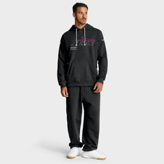 New York Jets 2025 NFL Crucial Catch Sideline Standard Issue Dri-FIT Hoodie Black - Nike