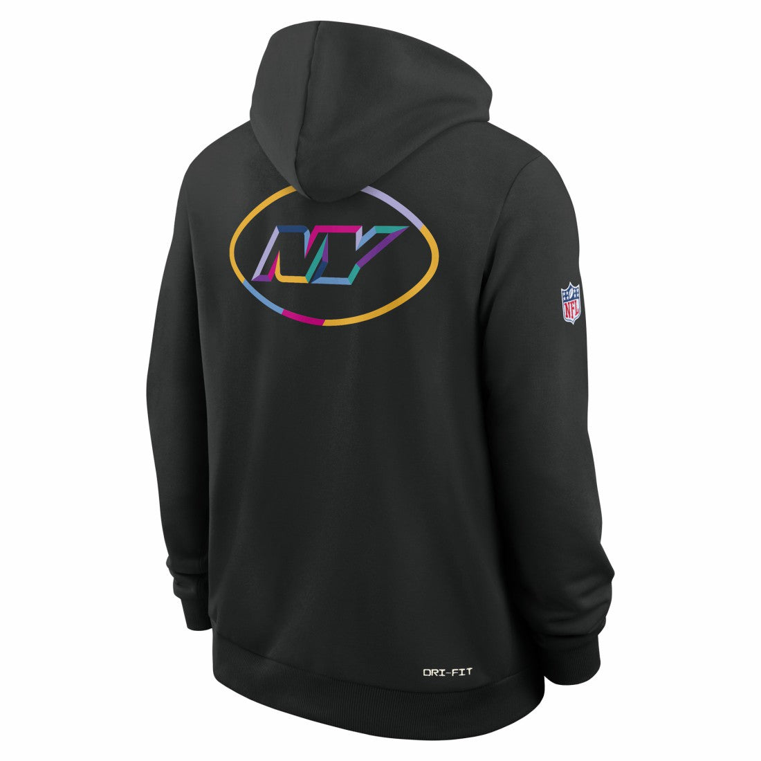 New York Jets 2025 NFL Crucial Catch Sideline Standard Issue Dri-FIT Hoodie Black - Nike