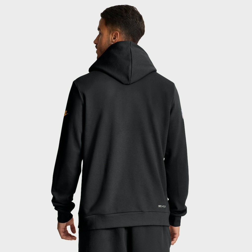Pittsburgh Steelers Sideline Standard Issue Alt 2 Dri-FIT Hoodie Black - Nike