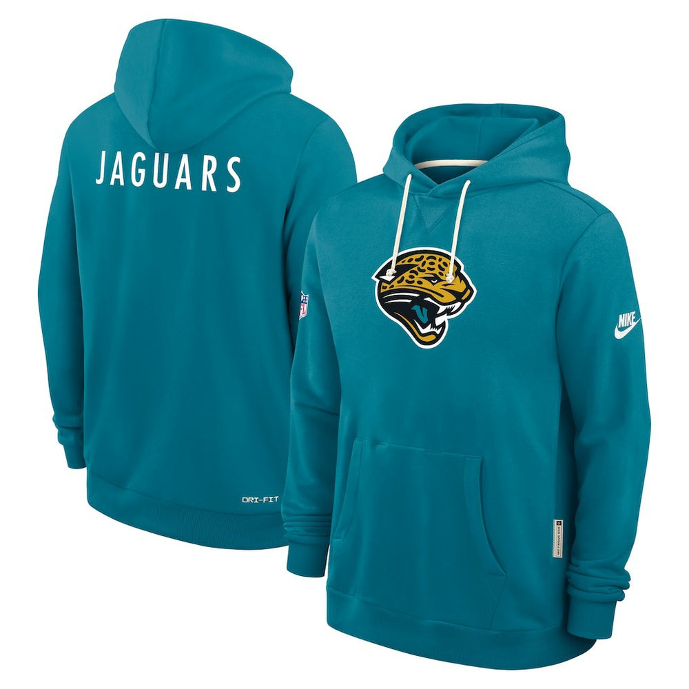 Jacksonville Jaguars Sideline Standard Issue Alt 2 Dri-FIT Hoodie Teal - Nike