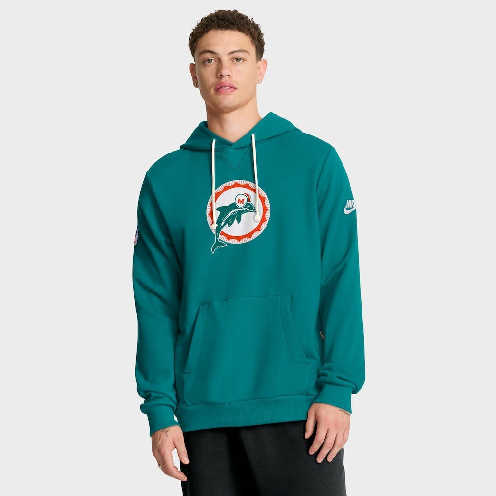 Miami Dolphins Sideline Standard Issue Alt 2 Dri-FIT Hoodie Aqua - Nike