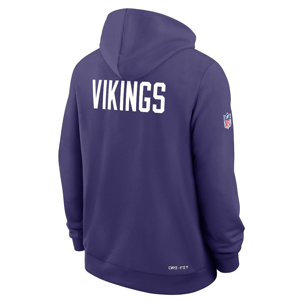 Minnesota Vikings Sideline Standard Issue Alt 2 Dri-FIT Hoodie Purple - Nike