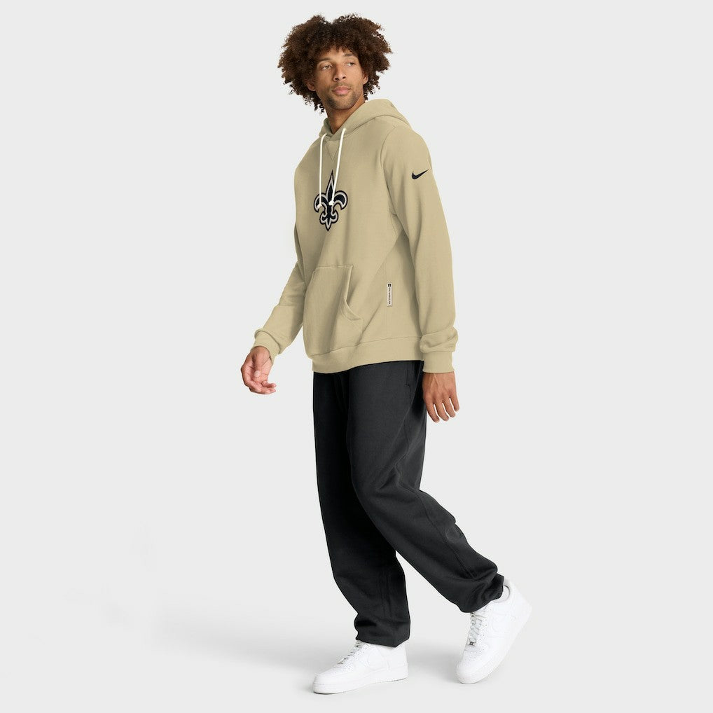 New Orleans Saints Sideline Standard Issue Alt 2 Dri-FIT Hoodie Gold - Nike