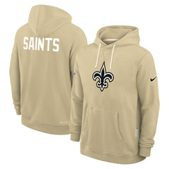 New Orleans Saints Sideline Standard Issue Alt 2 Dri-FIT Hoodie Gold - Nike