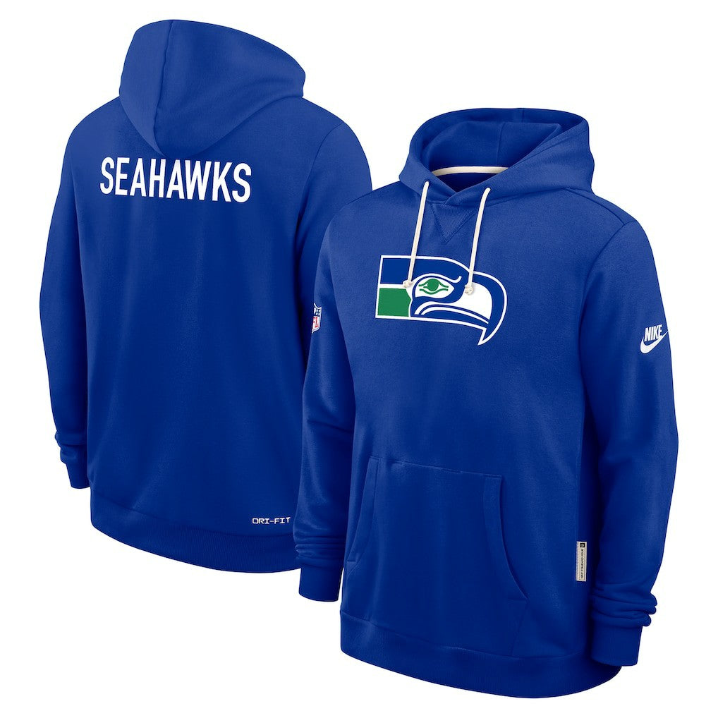 Seattle Seahawks Sideline Standard Issue Alt 2 Dri-FIT Hoodie Royal - Nike