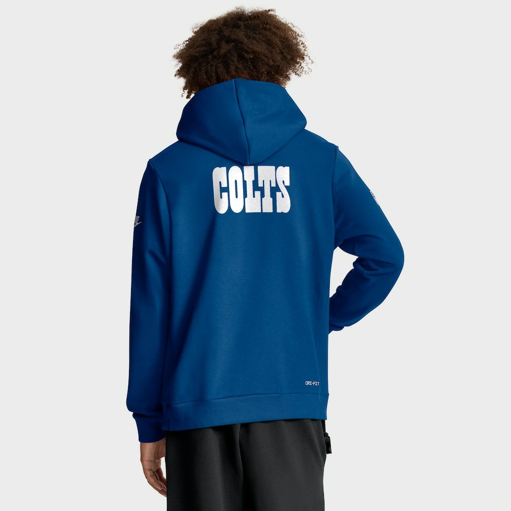 Indianapolis Colts Sideline Standard Issue Alt 2 Dri-FIT Hoodie Royal - Nike