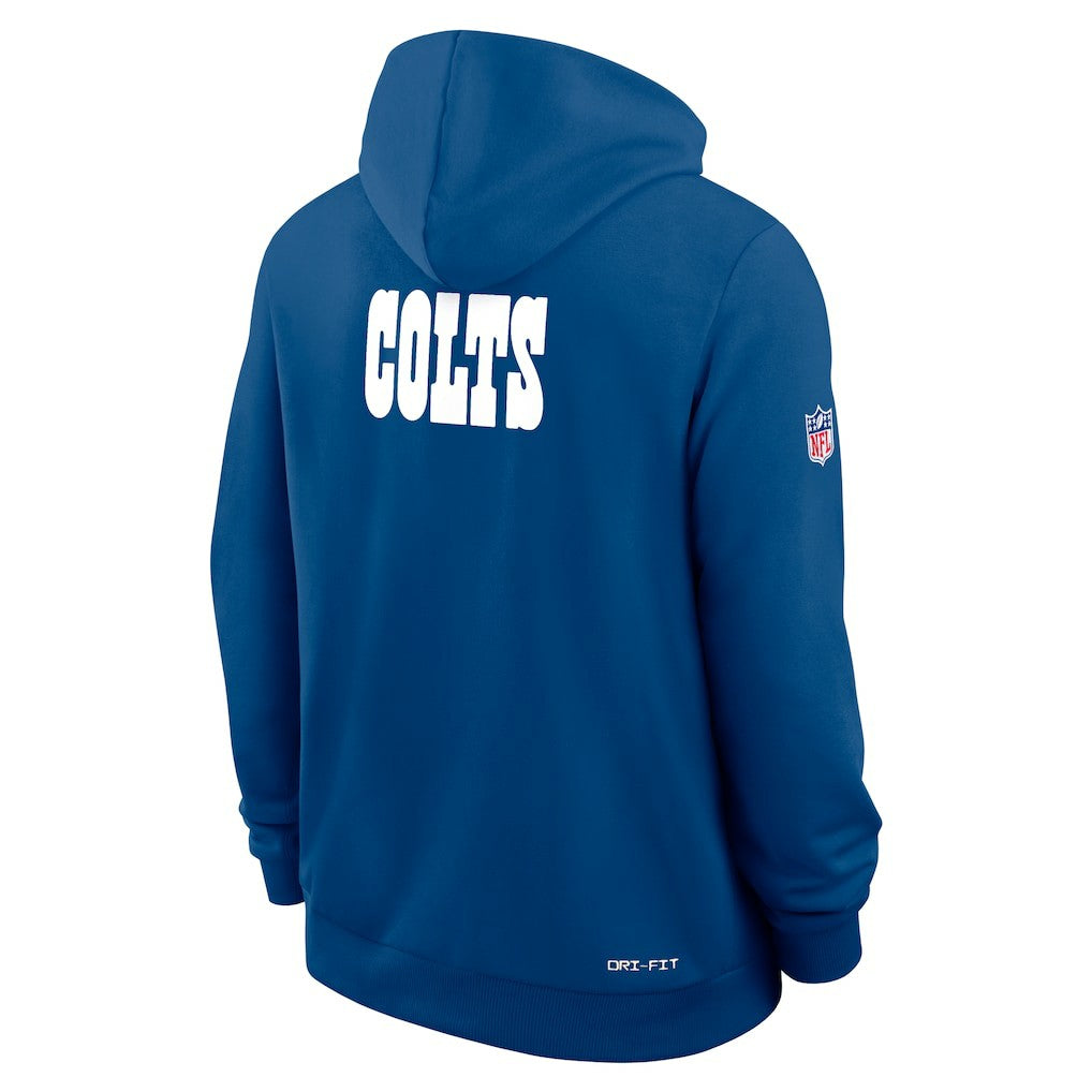 Indianapolis Colts Sideline Standard Issue Alt 2 Dri-FIT Hoodie Royal - Nike