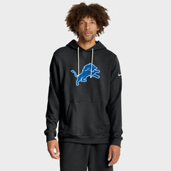 Detroit Lions Sideline Standard Issue Alt 2 Dri-FIT Hoodie Black - Nike