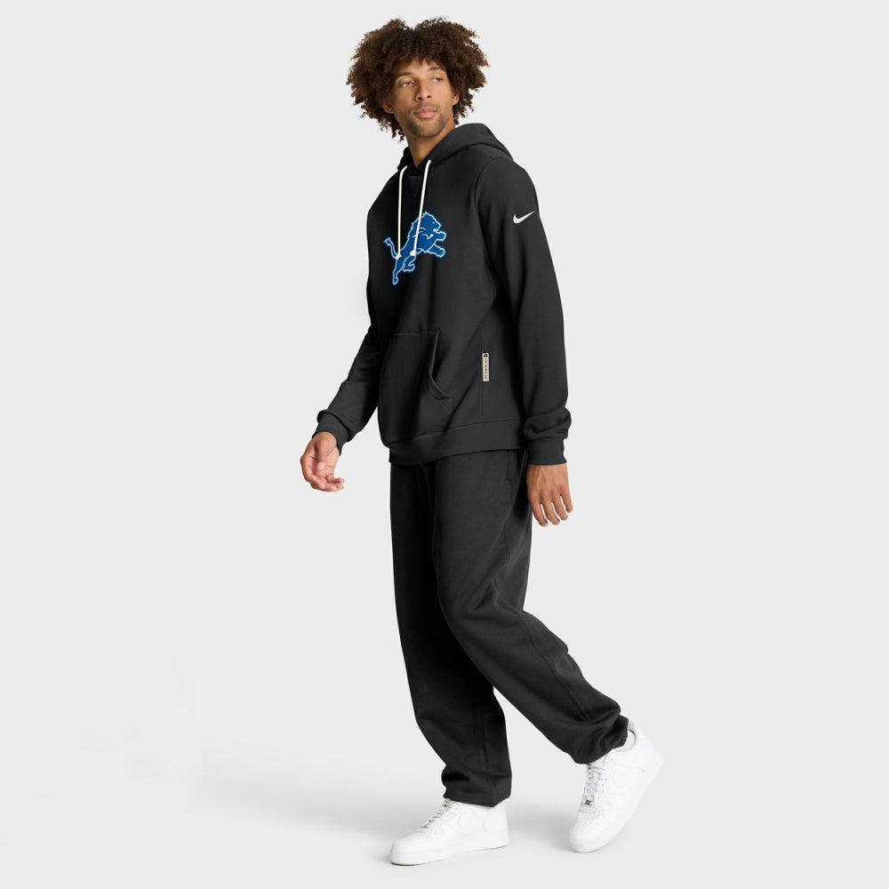 Detroit Lions Sideline Standard Issue Alt 2 Dri-FIT Hoodie Black - Nike