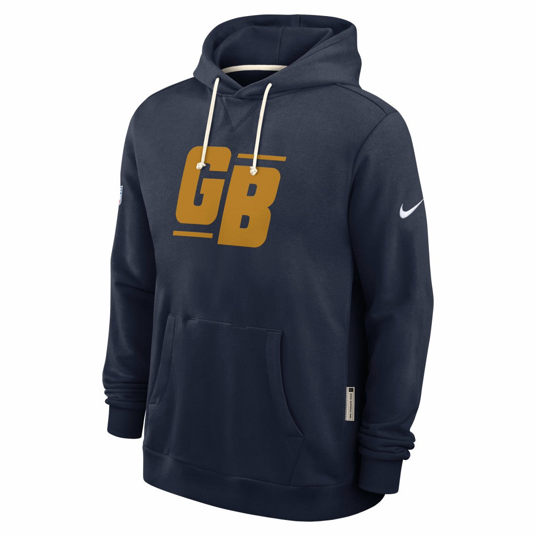 Green Bay Packers The 1923 Classic Sideline Dri-FIT Pullover Hoodie Navy - Nike