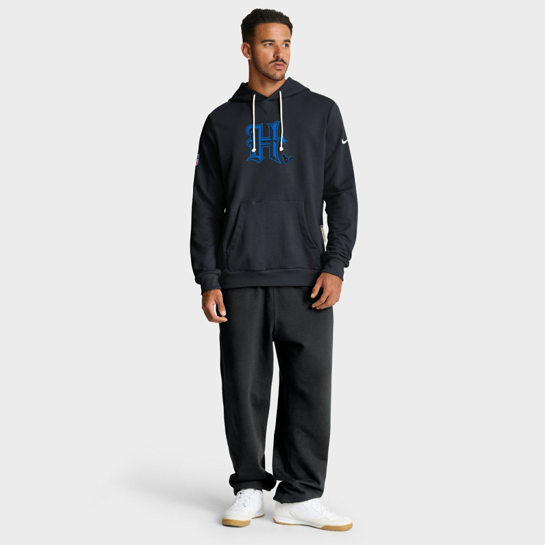 Houston Texans Sideline Standard Issue Alt 2 Dri-FIT Hoodie Navy - Nike