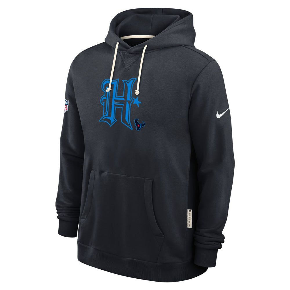 Houston Texans Sideline Standard Issue Alt 2 Dri-FIT Hoodie Navy - Nike