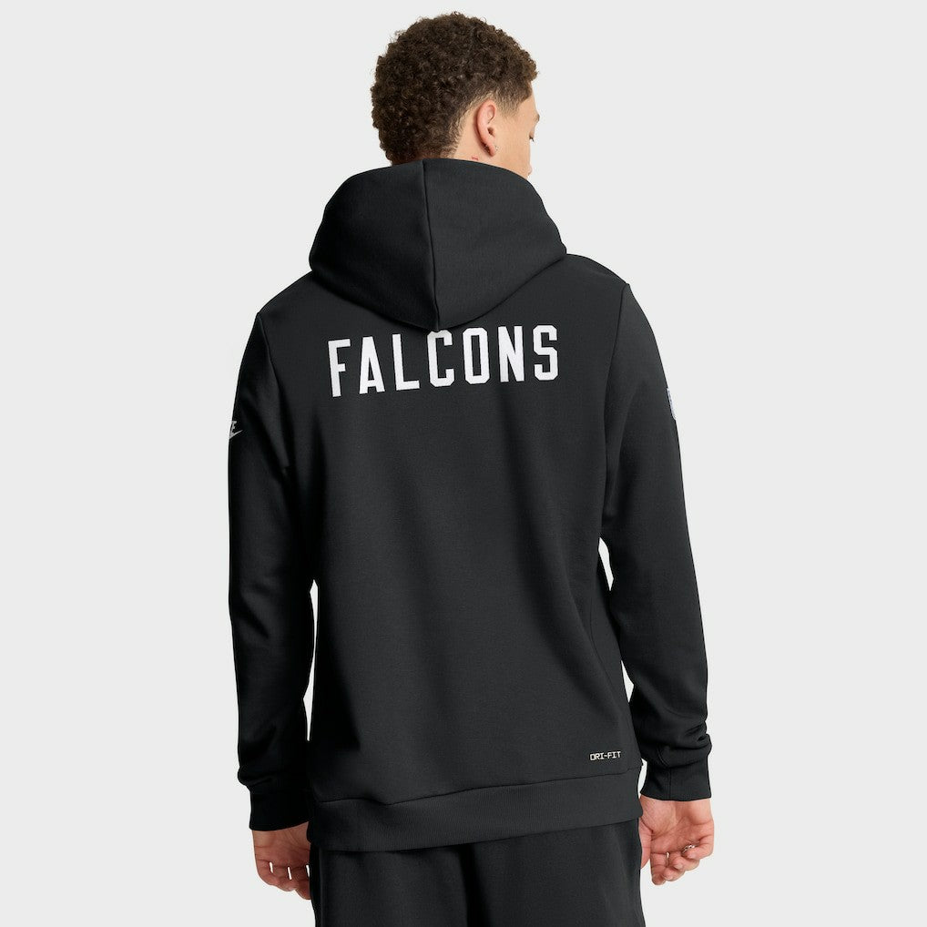 Atlanta Falcons Sideline Standard Issue Alt 2 Dri-FIT Hoodie Black - Nike