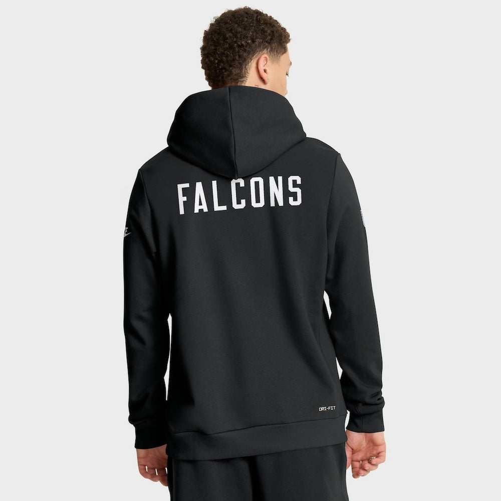 Atlanta Falcons Sideline Standard Issue Alt 2 Dri-FIT Hoodie Black - Nike