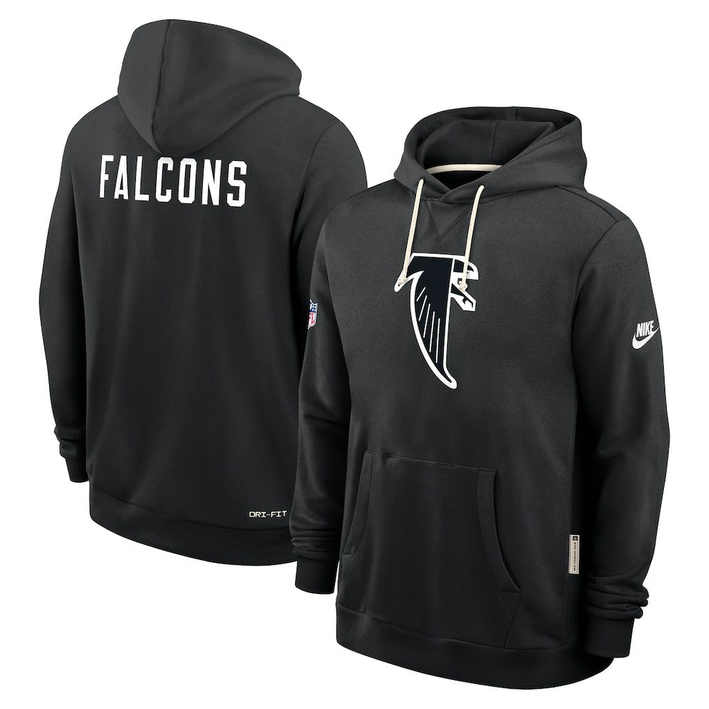 Atlanta Falcons Sideline Standard Issue Alt 2 Dri-FIT Hoodie Black - Nike