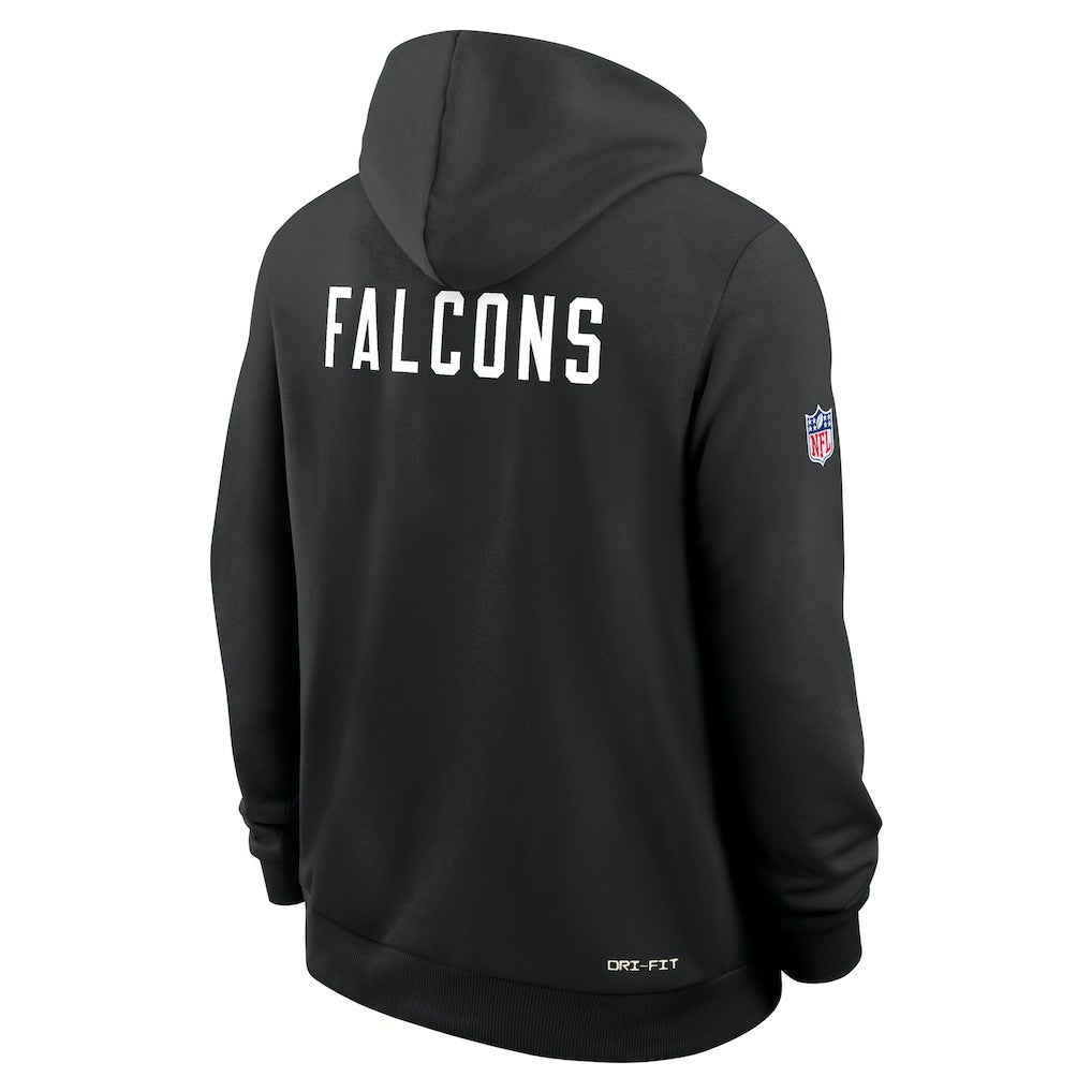 Atlanta Falcons Sideline Standard Issue Alt 2 Dri-FIT Hoodie Black - Nike